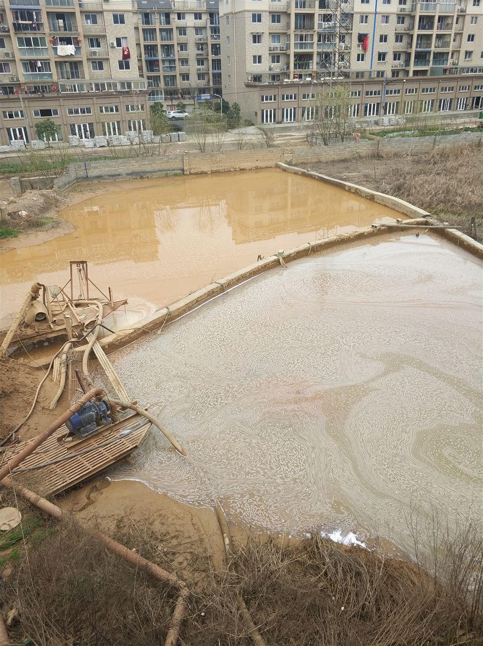 高平沉淀池淤泥清理-厂区废水池淤泥清淤